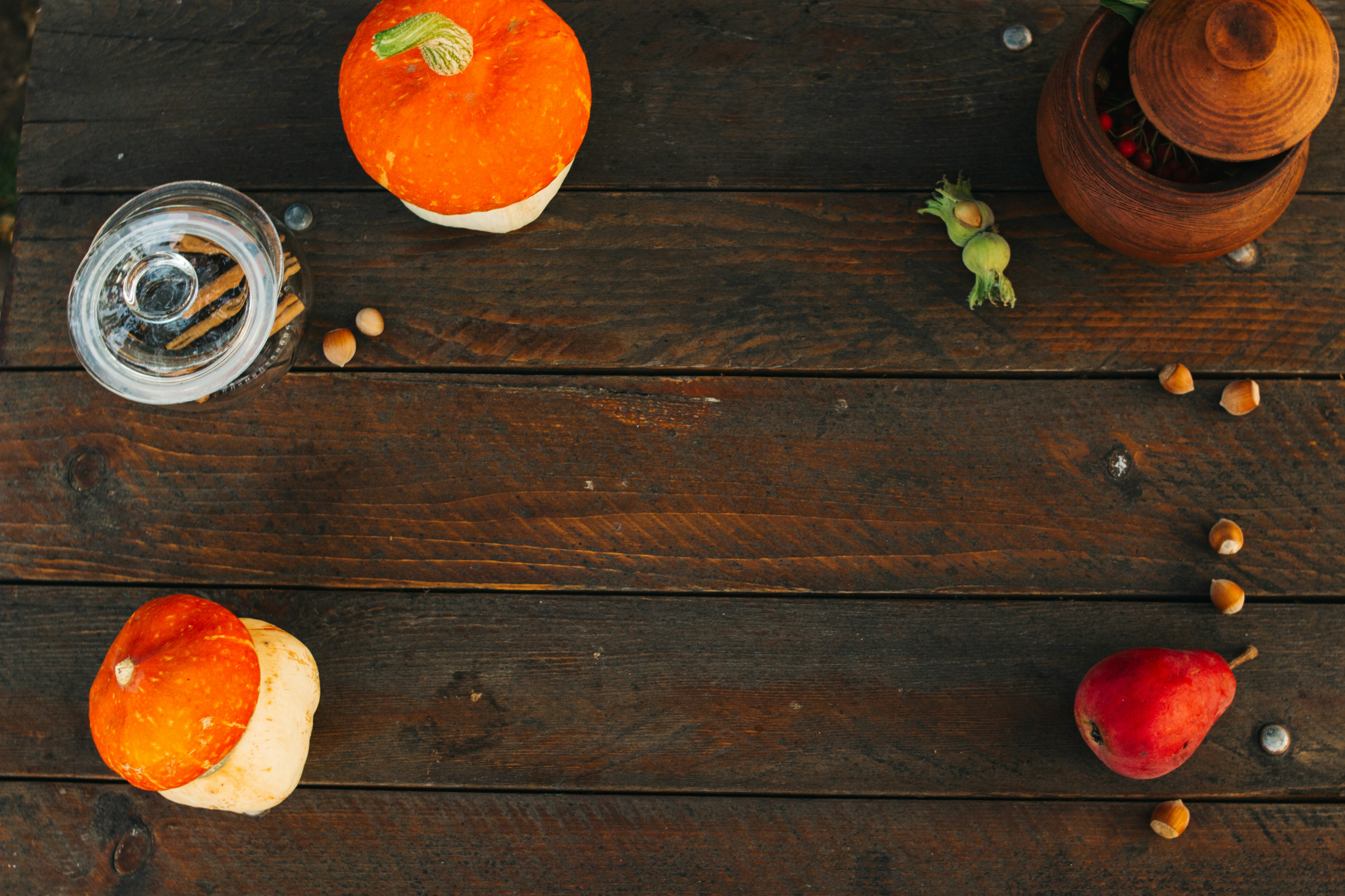 orange pumpkins